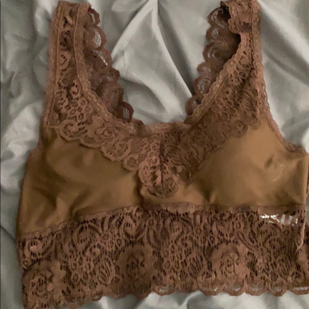 Zenana outfitters, brown lace bra